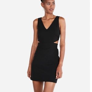 NWT Express Cutout Black Dress